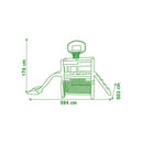 SMOBY KIDS MULTI ACTIVITY SPORTS FUN CENTRE WITH SLIDE (2.8M TALL)-7