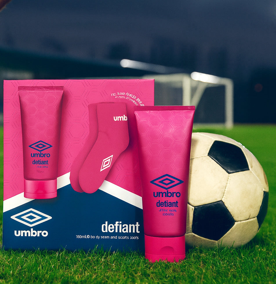 Umbro Defiant Ladies-  150ml body wash &  sport socks gift set - 0