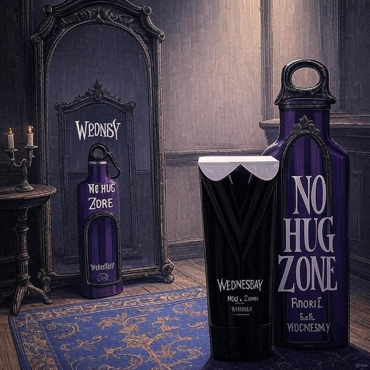 Wednesday 150ml Body Wash & Water Bottle