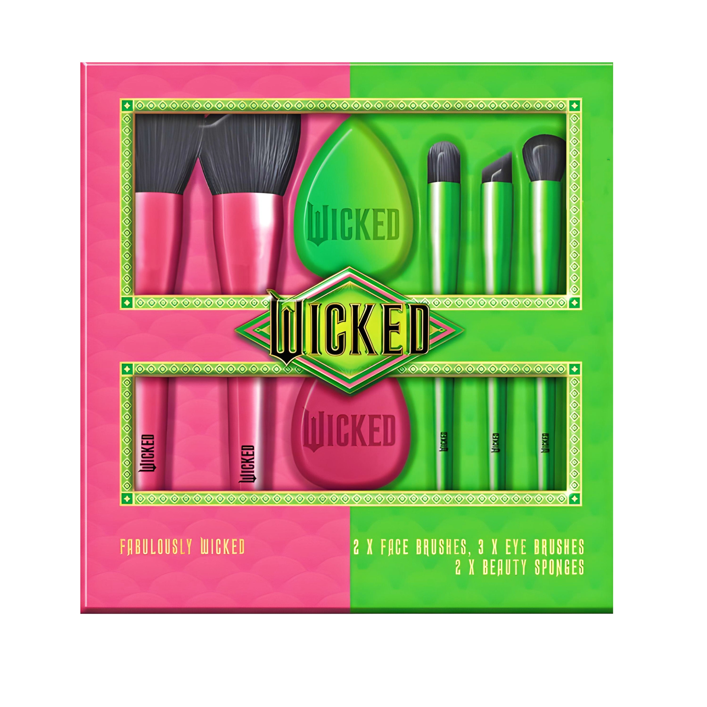 Official WICKED Makeup Brush & Set – 7 Piece Collection