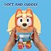 Dress & Play Baby Bingo Bluey Plush, Button, Zip, Buckle and Tie, Learn to Dress Dolls for Toddlers Ages 3+, Fine Motor Skills Baby Zipper Toy