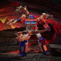 Transformers Toys Generations War for Cybertron: Kingdom Leader WFC-K11 Optimus Prime Action Figure - Kids Ages 8 and Up, 7-inch