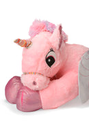 Huge Pink Unicorn With Wings Plush Toy Large 100 CM Cuddly Super Soft Gift-3