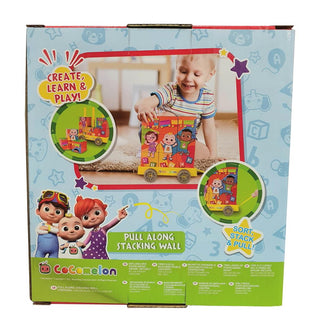 Cocomelon Pull Along Stacking Wall Cubes