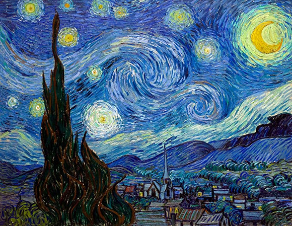 Vincent Van Gogh Jigsaw Puzzle - Farms near Auvers and Starry Night 2 x 1000 Piece Collection