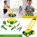 TOMY John Deere Talking Tool Belt & Lawn Mower Bundle-2
