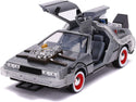 Back To The Future III Time Machine Light-Up 1:24 Die Cast Vehicle 2166 Jada