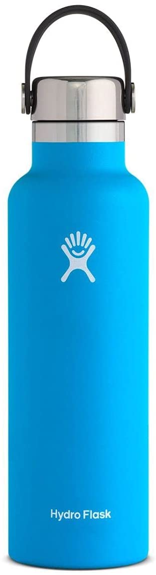 Buy blue HYDRO FLASK - Water Bottle 621 ml (21 oz) - Vacuum Insulated Stainless Steel Water Bottle with Leak Proof Flex Cap