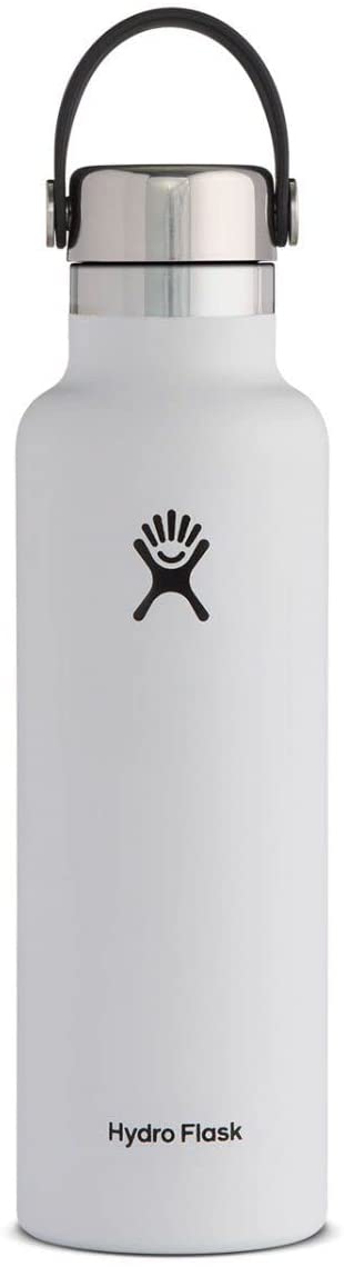 HYDRO FLASK - Water Bottle 621 ml (21 oz) - Vacuum Insulated Stainless Steel Water Bottle with Leak Proof Flex Cap