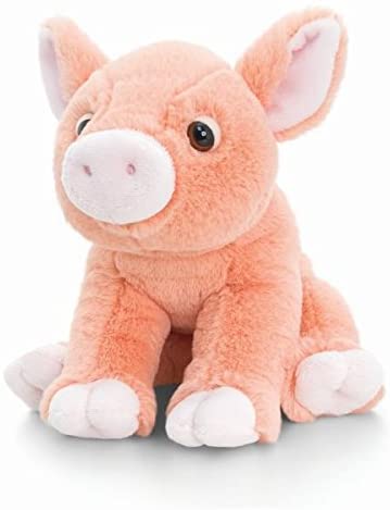 Keel Plush Pig Soft Toy With Sound 16cm