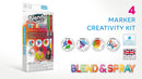 Chameleon Kidz Blendy Pens Blend & Spray Creativity Kits (4-24 Markers Kits)-3