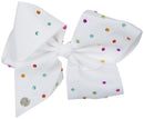 JoJo Siwa Double Bow Set - JJS-064 - White and Turquoise Unicorn Stars-5