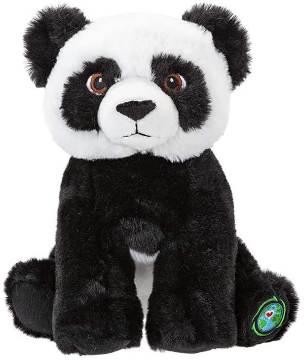 Your Planet 9" Eco Plush Teddy Bear Panda,  Made from 100% Recycled Plastic