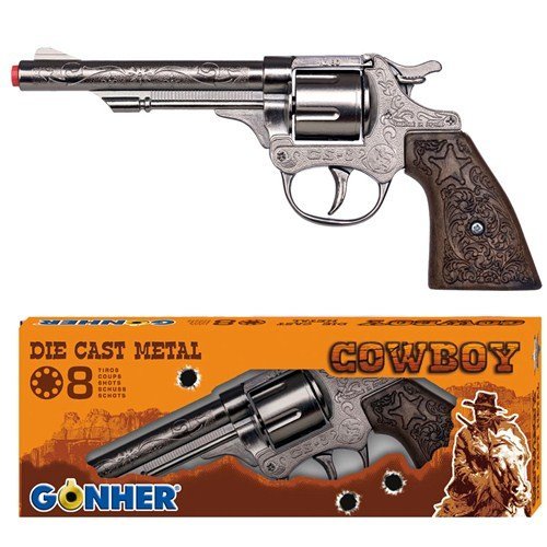 Gonher Diecast Metal 8 Ring Cowboy Accessory Dress Up Toy