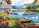 Jumbo 11252 Falcon de Luxe-The Boating Lake 1000 Piece Jigsaw Puzzle-3
