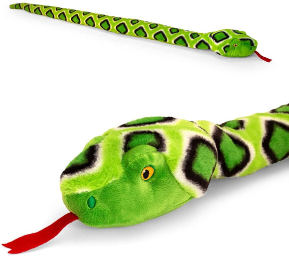 Snake Plush Toys 100cm (Assorted) 100% Recycled Eco Soft Teddy Keel SE1165