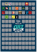 A2 Scratch Off Wall Poster - Mindfulness, Fitness, Cult Movies, Horror Movies-4