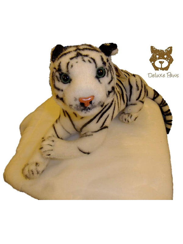 Deluxe Paws Large Plush White Tiger Soft Toy 160cm 63"