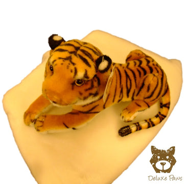 Deluxe Paws Baby Brown Tiger Plush Toy 30cm