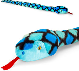 Snake Plush Toys 100cm (Assorted) 100% Recycled Eco Soft Teddy Keel SE1165 - 0