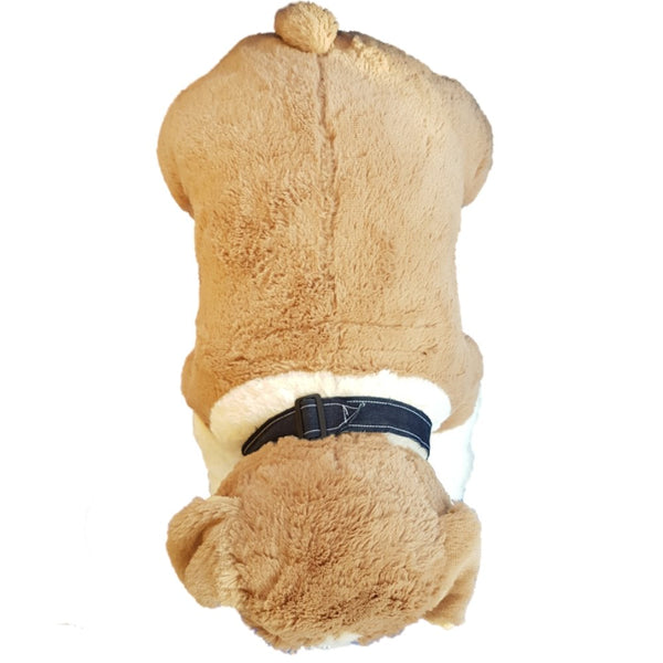 Deluxe Paws Extra Large Bulldog Plush Soft Toy 65cm