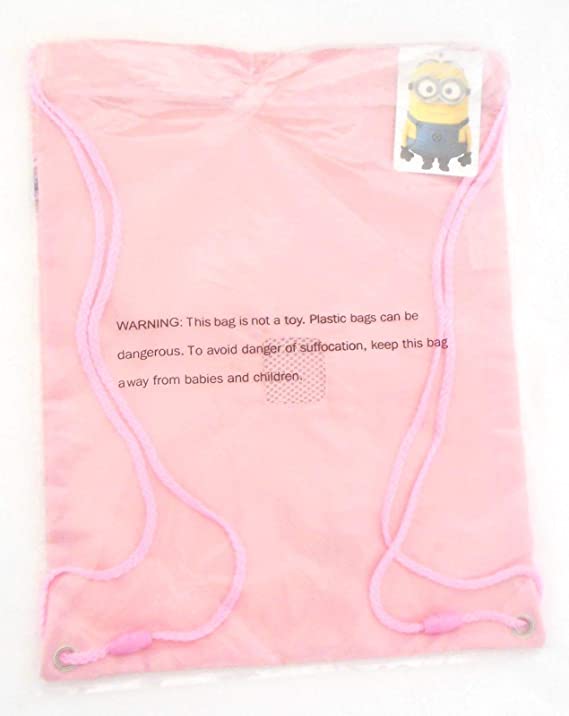 Fluffy Unicorn Agnes Despicable Me Drawstring Swim Bag Pump Bag