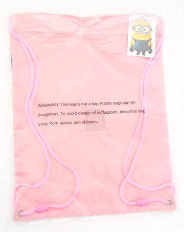 Fluffy Unicorn Agnes Despicable Me Drawstring Swim Bag Pump Bag - 0