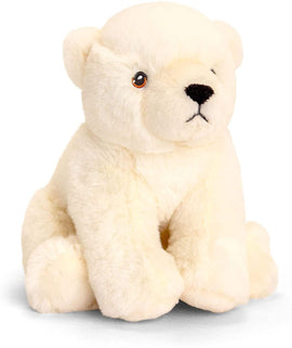 Polar Bear Plush Toy 100% Recycled Eco Keeleco SE6120 - 0