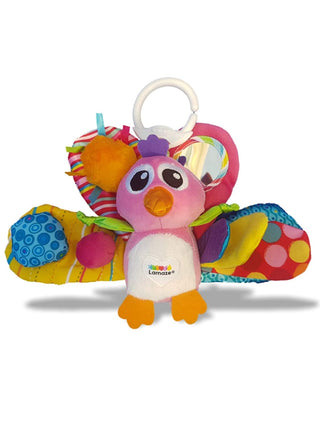 Lamaze Penny The Peacock Clip on Pram and Pushchair Plush Baby Plush Soft Toy