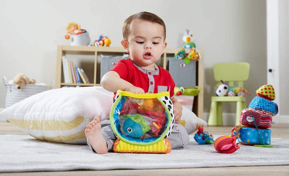 Lamaze My First Fishbowl Sensory Play for Baby Educational and Interactive 6M+BOX DAMAGED