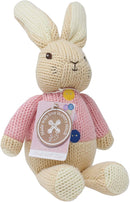 Peter Rabbit and Flopsy Plush Toy  Deluxe Hand Knitted Set - Rainbow Designs-10