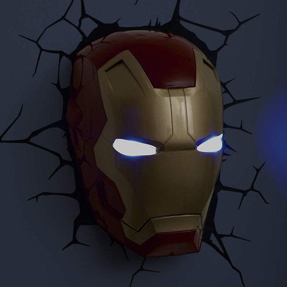 Marvel Iron Man 3d Wall Light