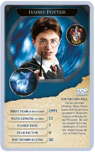 Harry Potter Greatest Witches and Wizards Top Trumps Card Game