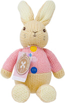 Peter Rabbit and Flopsy Plush Toy  Deluxe Hand Knitted Set - Rainbow Designs-5