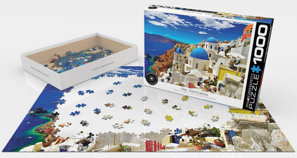 Santorini Eurographics puzzle 1000 Pieces