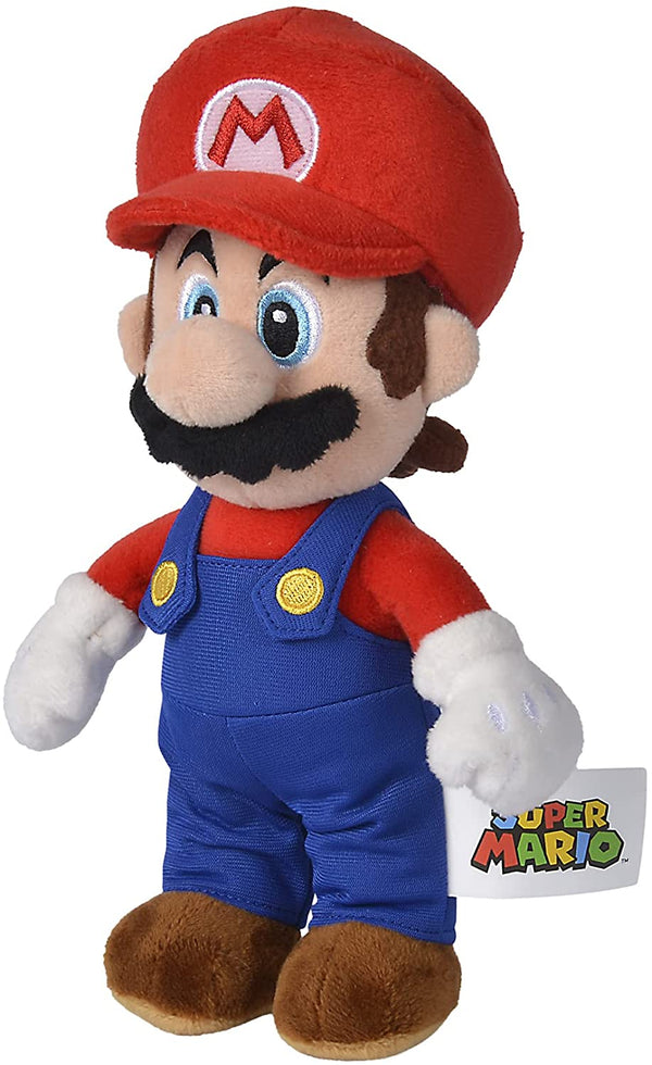 Official Simba Super Mario Plush, 20cm - Mario, Luigi, Yoshi, Toadstool