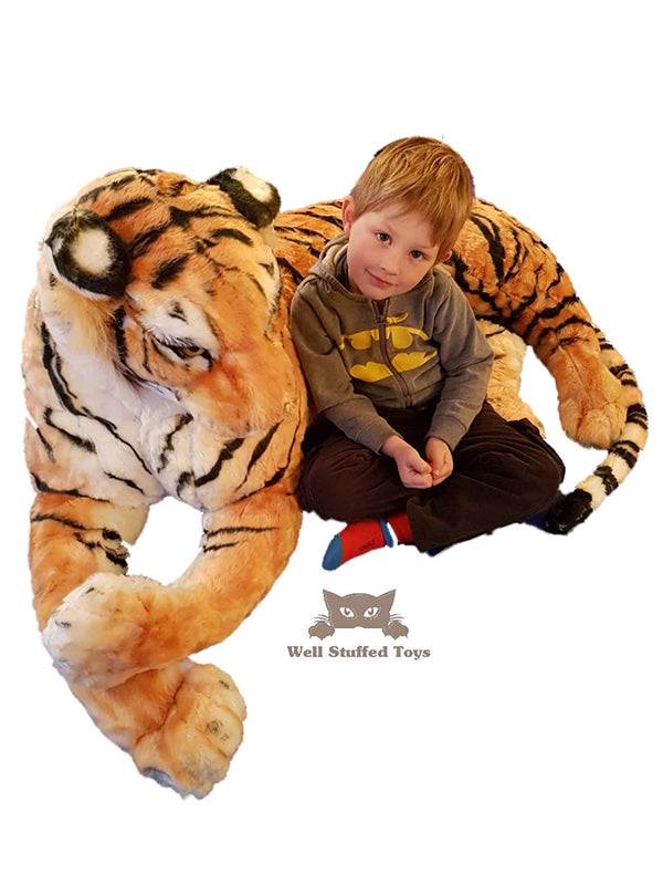 Brown Tiger Huge Giant Massive Extra Large 2m 40cm 90"