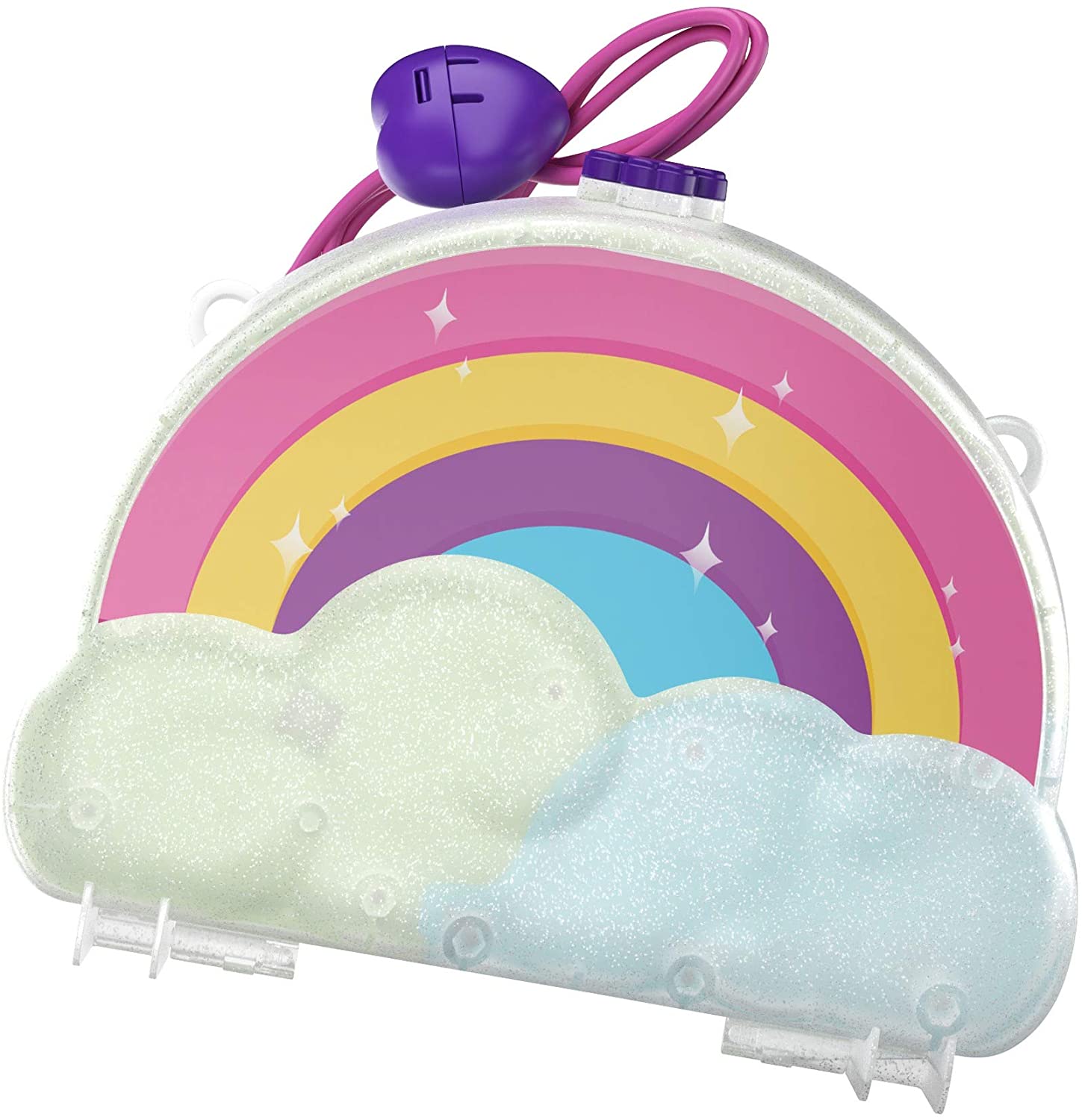 BOX DAMAGE - Polly Pocket GKJ65 Rainbow Dream Purse