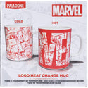 Paladone Marvel Logo Heat Change Mug | Officially Licensed Superhero Merch