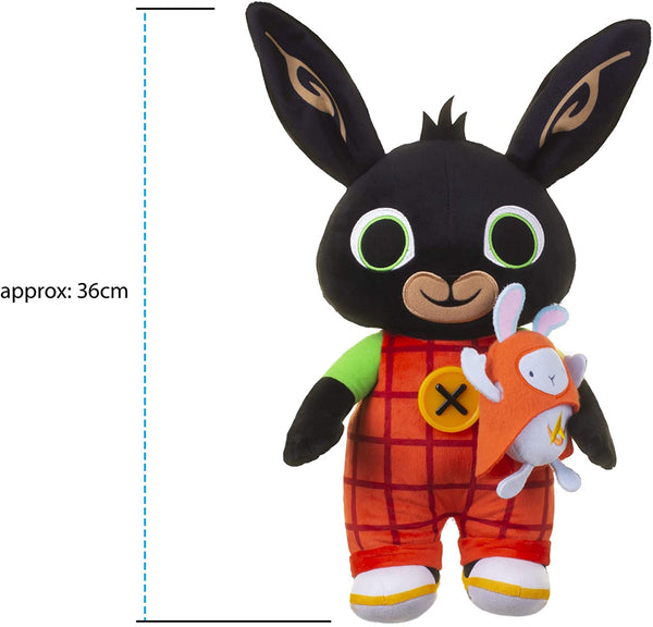 Light Up Talking Bing Soft Toy with Hoppity, 36cm