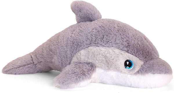 Dolphin Plush Toy - 100% Recycled Eco Soft Teddy - Keel Keeleco SE6177