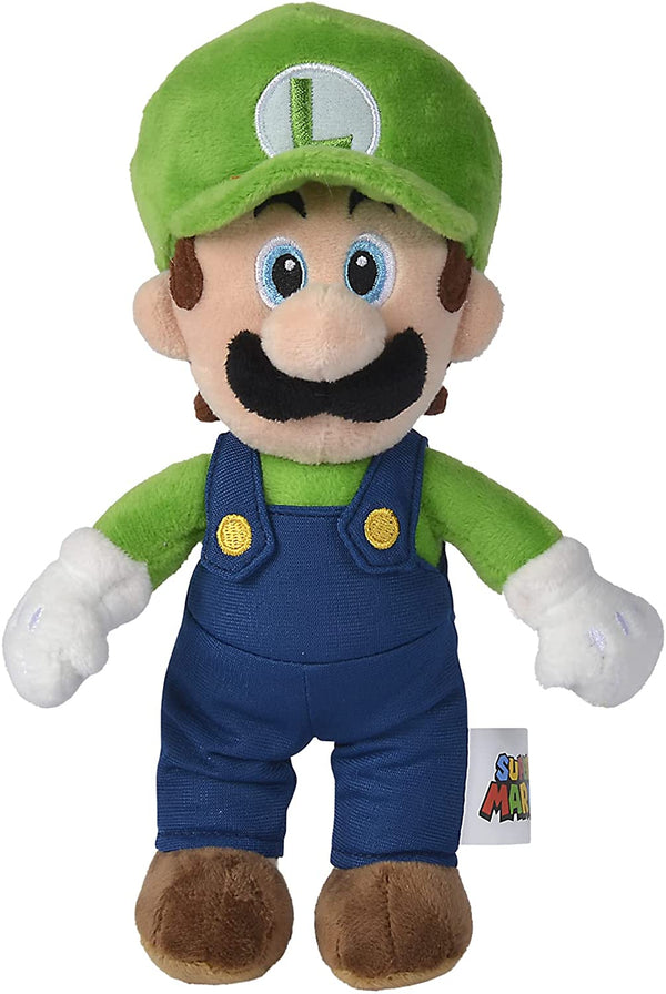 Official Simba Super Mario Plush, 20cm - Mario, Luigi, Yoshi, Toadstool