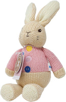 Peter Rabbit and Flopsy Plush Toy  Deluxe Hand Knitted Set - Rainbow Designs-6