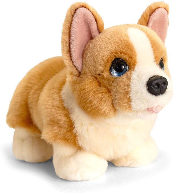 Keel Toys SD6243 32cm Signature Cuddle Puppy Standing Corgi, Multi
