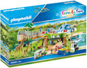 Playmobil 70341 Large City Zoo Playset with Animals, Enclosures, Scenery, a Zookeeper and Visitors
