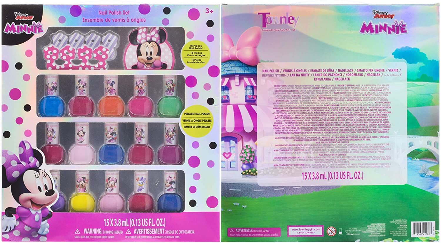 Townley Girl Peel-Off Nail Polish Activity Sets for Girls