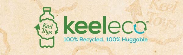 Keeleco 100% Recycled Plush Eco Toys Elephant - Keel Toys