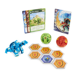 Bakugan Evolutions Starter Pack 3-Pack, Gillator Ultra with Howlkor and Trox