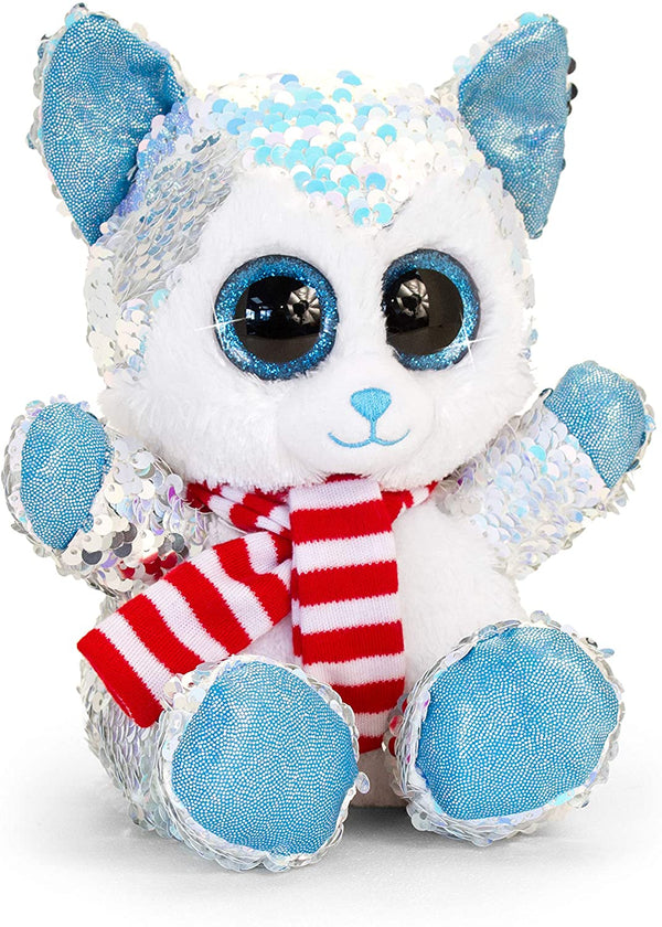 Keel GLITTER Christmas Sequins ANIMOTSU 30cm Husky Polar Bear Unicorn Penguin