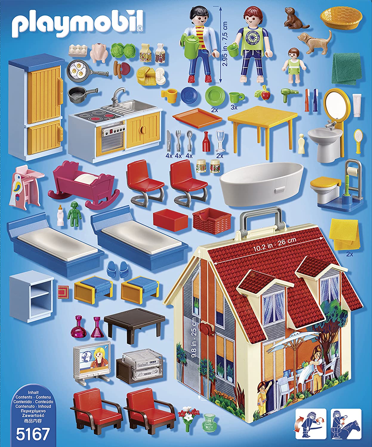 Playmobil Dollhouse 5167  Take Along Modern Doll House